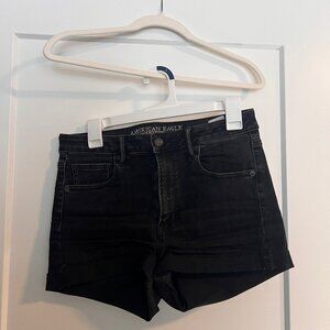 American Eagle Black Jean Shorts